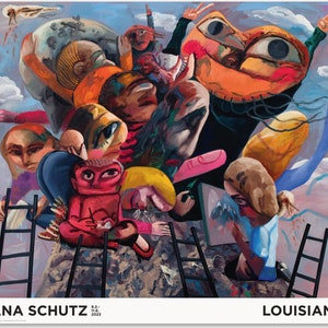 Dana Schutz, cartel original del museo de exposición
