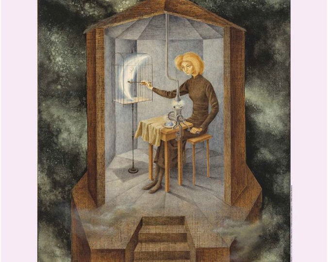 Remedios Varo, Original Exhibition Museum Poster Etsy