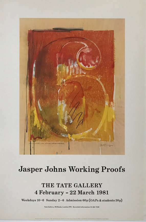 ジャスパー・ジョーンズ Jasper Johns オフセットリトグラフ『2