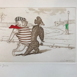 Boris O’Klein - Original Signed Etching