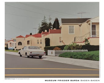 Robert Bechtle, '64 Chrysler, Original Exhibition Museum Poster