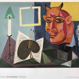 Pablo Picasso, Cartel original de la exposición del museo