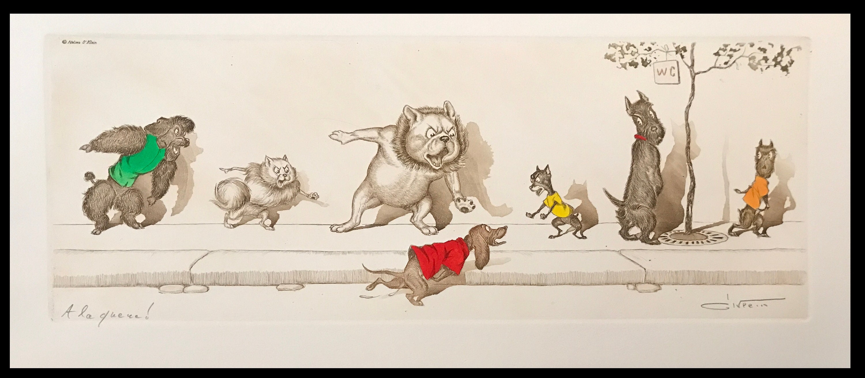 Boris O’Klein - Original Signed Etching