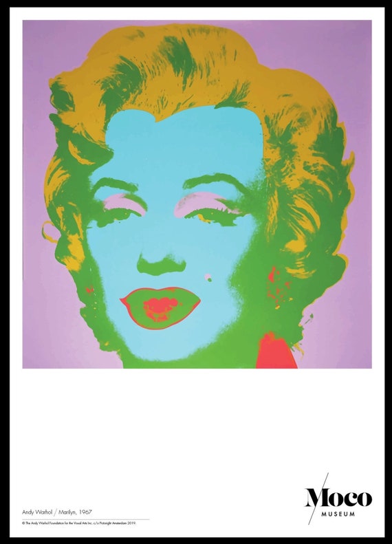 Andy Warhol, Marilyn, Original Museum Exhibition Poster - Etsy