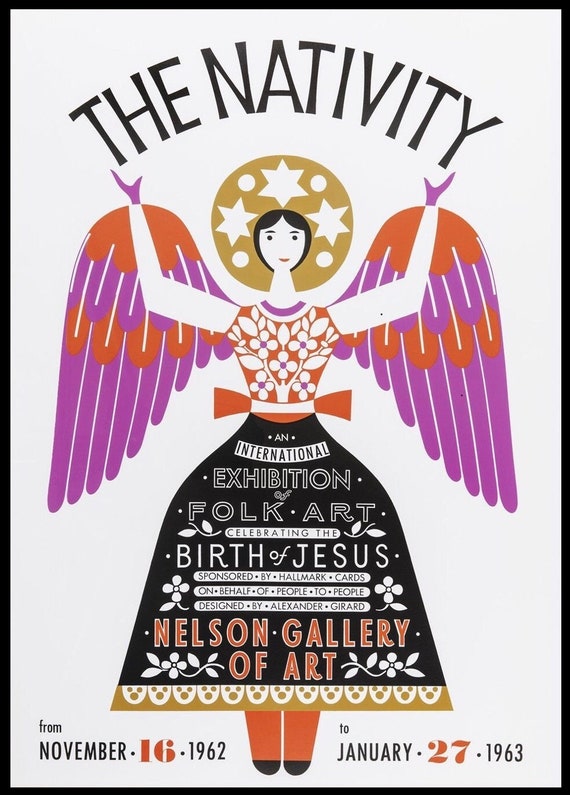 Alexander Girard, Original Exhibition Museum Poster - Etsy