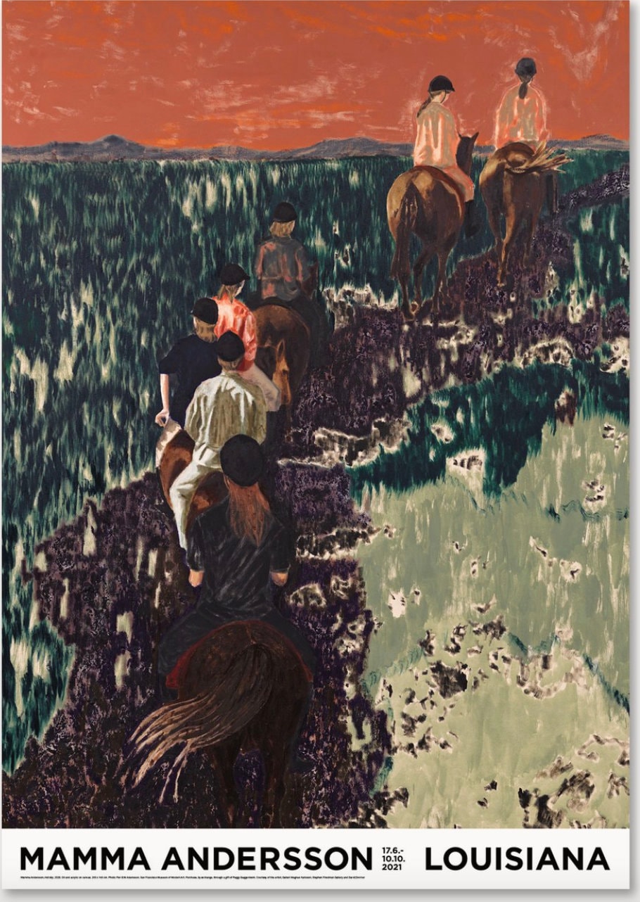 Mamma Andersson, Original Exhibition Museum Poster - Etsy Israel