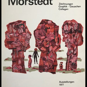 Alfred Traugott, cartel original de la exposición del museo