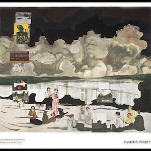 Original Mamma Andersson Exhibition Poster - Dagen Efter Original Mamma Andersson Exhibition Poster - Dagen Efter
