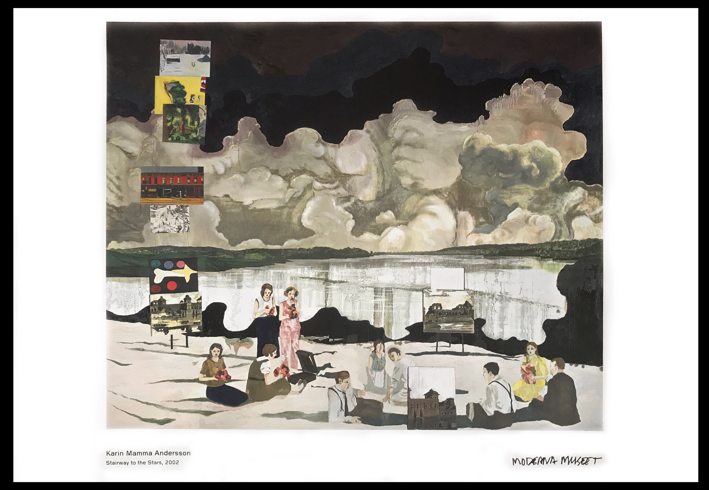額装済み ポスター Mamma Andersson ママ・アンダーソン アート Mamma Andersson, Original Exhibition Museum Poster - Etsy