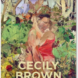 Cecily Brown, Original Exhibition Museum Poster