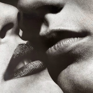 Helmut Newton, The Kisses of Bordighera, Original Exhibition Museum Poster