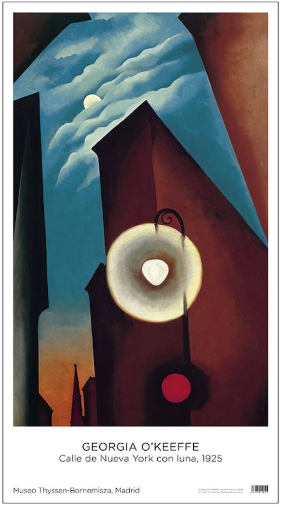 Georgia O'keeffe, Original Exhibition Museum Poster - Etsy UK