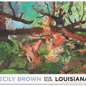 Cecily Brown, cartel original de la exposición del museo