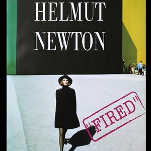 Helmut Newton, cartel original de la exposición del museo