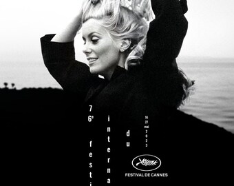Catherine Deneuve, Original Cannes Film Festival Poster 2023