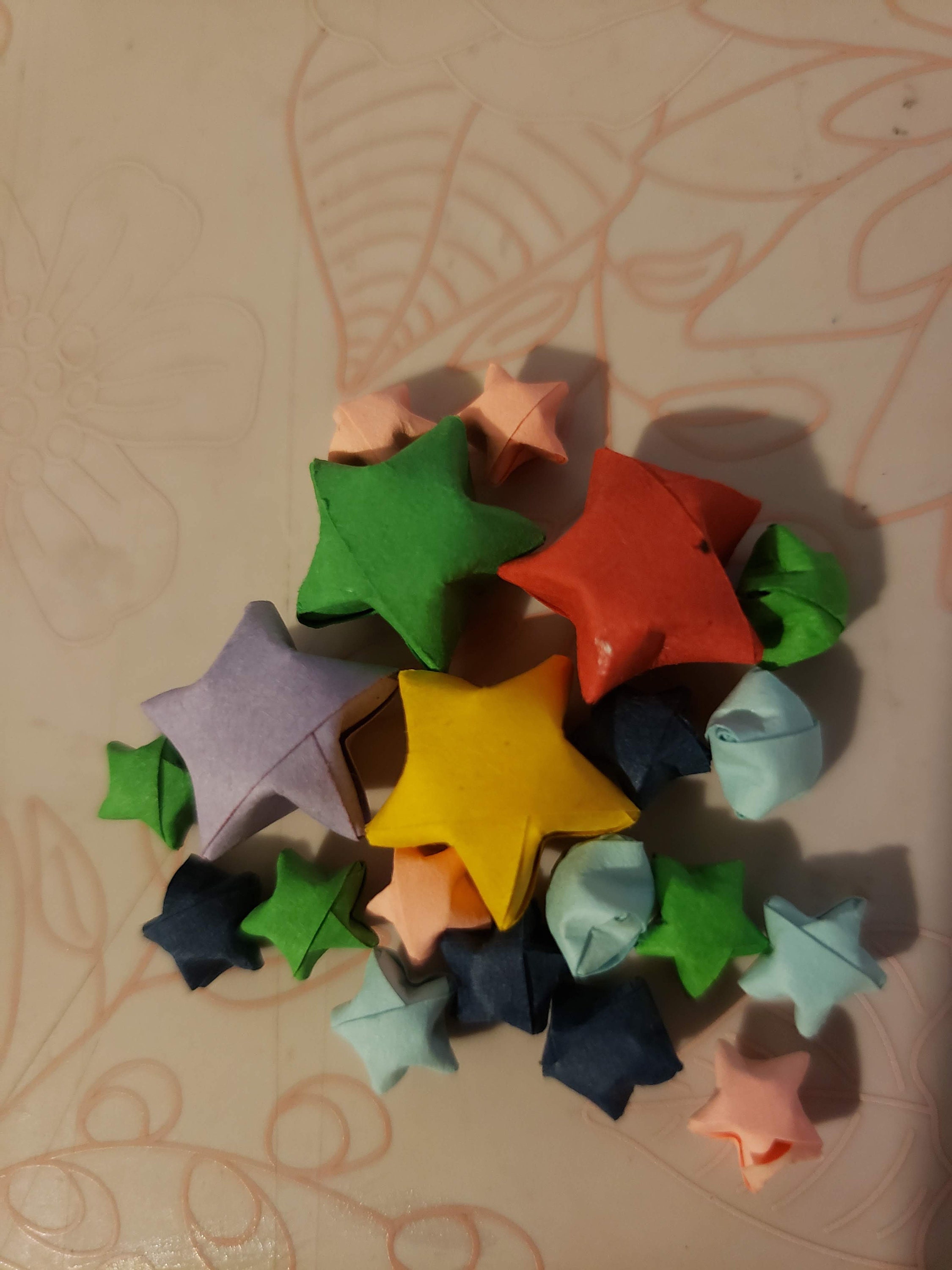 50 Rainbow Origami Lucky Stars in 2 Different Sizes - Etsy