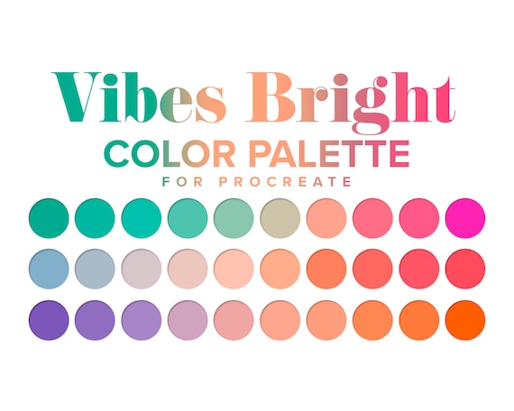 Bright clearance color palette