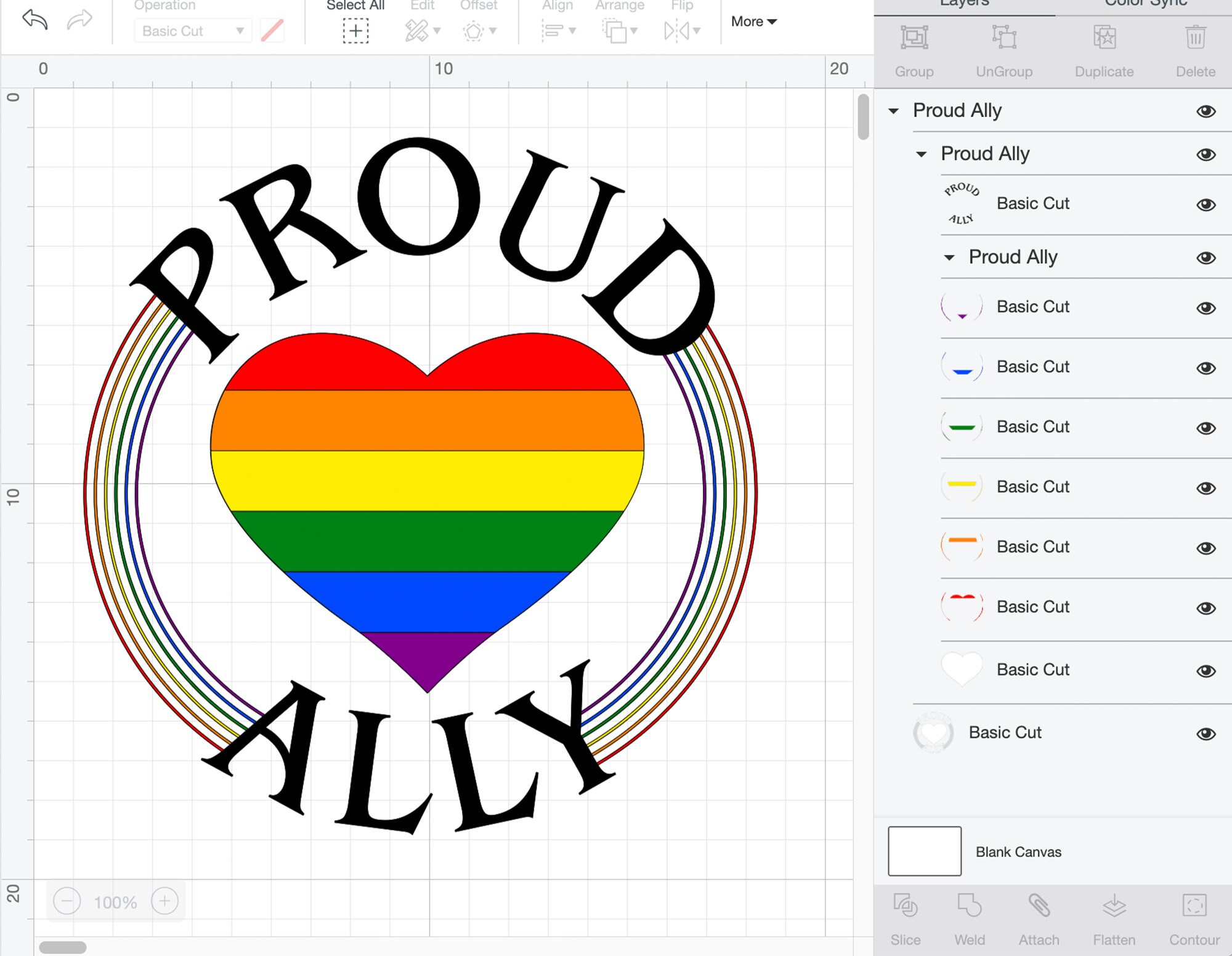 Proud Ally SVG Gay Pride Cut Files Fun Straight Ally Gay - Etsy