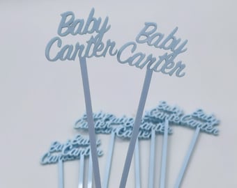 Custom Drink Stirrers | Personalized | Wedding | Birthday | Calligraphy | Cocktail Bar | Stir Sticks | Wedding Bar | Signature Drink