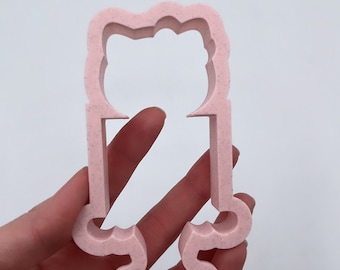 Kitty Cake Cookie Cutter | Cat Cake Cookie Cutter | Cat with Bow Cookie Cutter | HK | Birthday | Birthday Cake Cookie Cutter