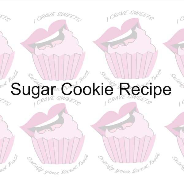 Sugar Cookie Recipe | Decorated Cookie Recipe | No Spread Sugar Cookie Recipe | Roll Out Sugar Cookie Recipe