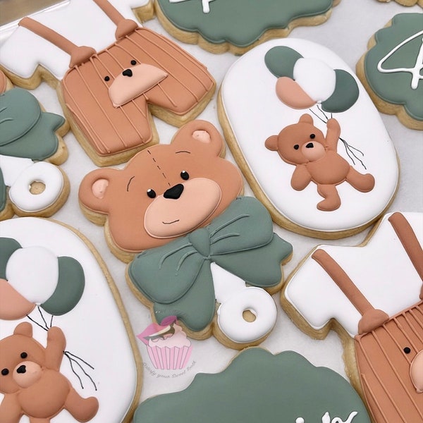 Großer Bogen Teddybär-Ausstechform | Großer Bogen Teddy Bär Ausstechform Cookie Cutter | Bärenrassel-Ausstechform Teddybär