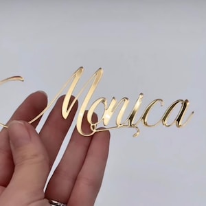 Custom Cake Charms | Personalized | Cake Plaque Name | Birthday Cake Decoration | Wedding | Baby Shower | Acrylic | Name Plate | Cake Topper