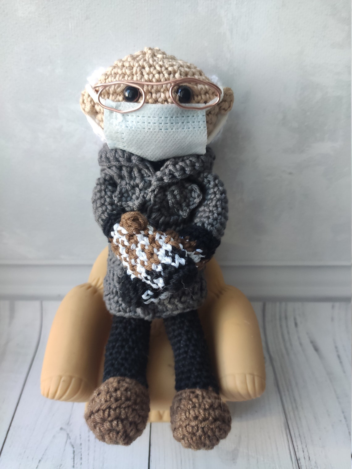 bernie sanders doll pattern