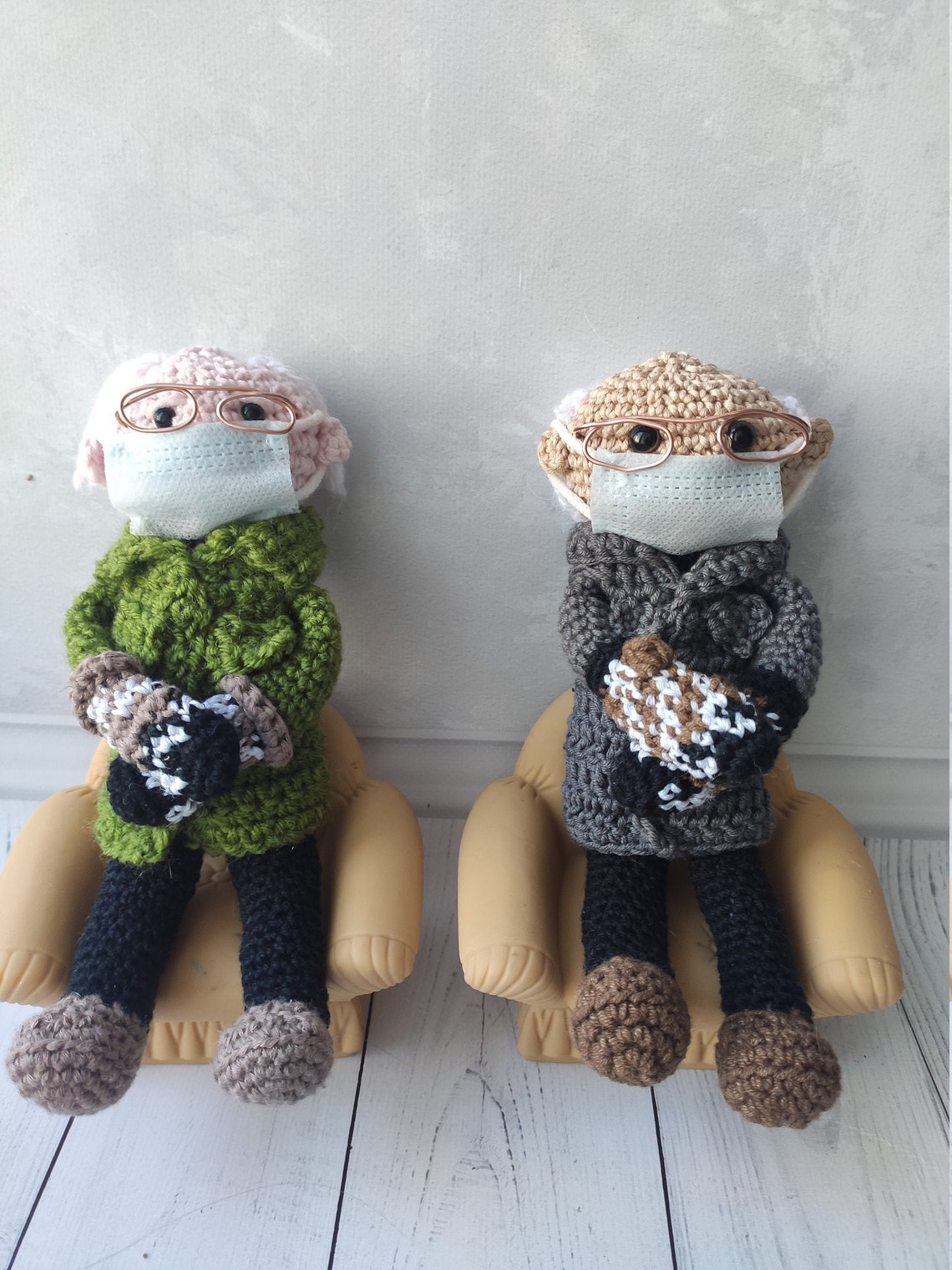 BERNIE SANDERS doll PATTERN Amigurumi Bernie with mittens | Etsy