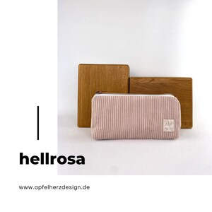 Pencil case JUNO | Corduroy light pink