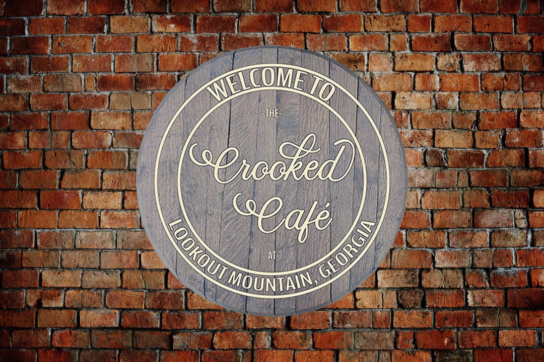 Personalized Destination Cafe Sign Custom Barrel Head - Etsy