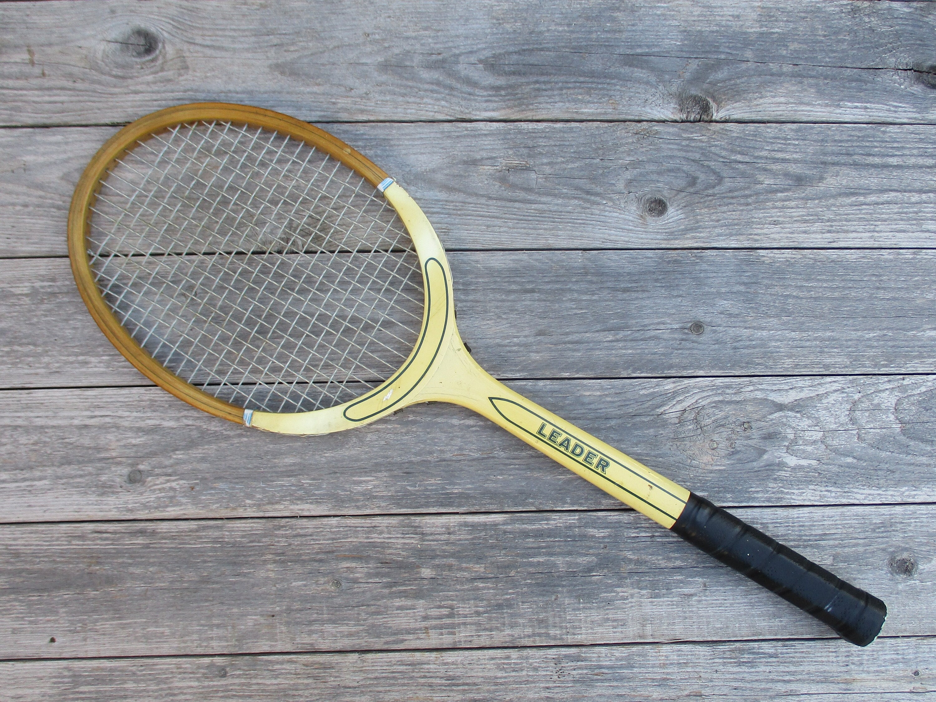 Vintage Wooden Tennis Racket Leader by DONNAY for Vendex Sport - Etsy