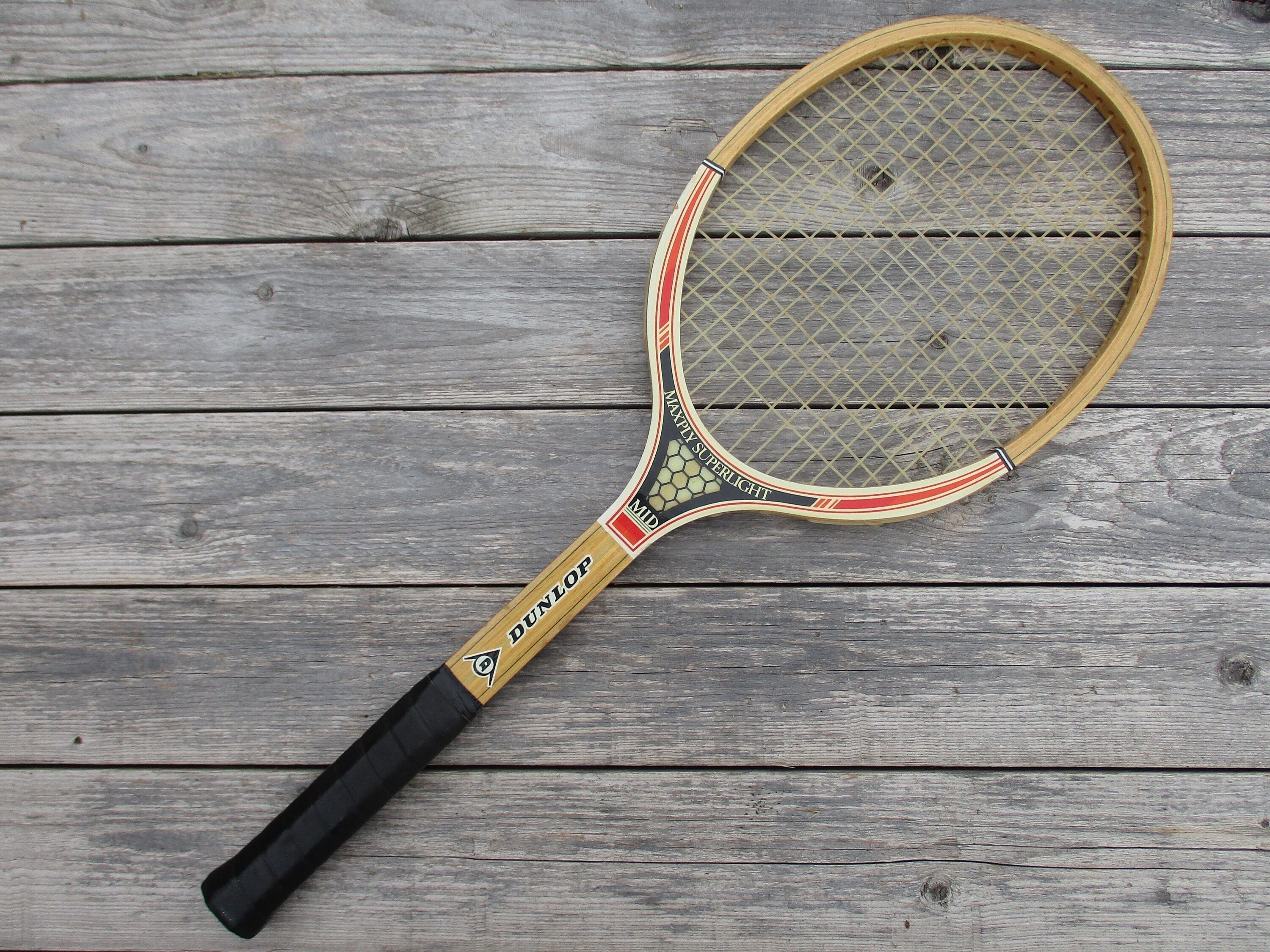 Automatisch Ervaren persoon Verzwakken Vintage Dunlop Maxply Superlight Mid Tennis Racquet Wooden - Etsy