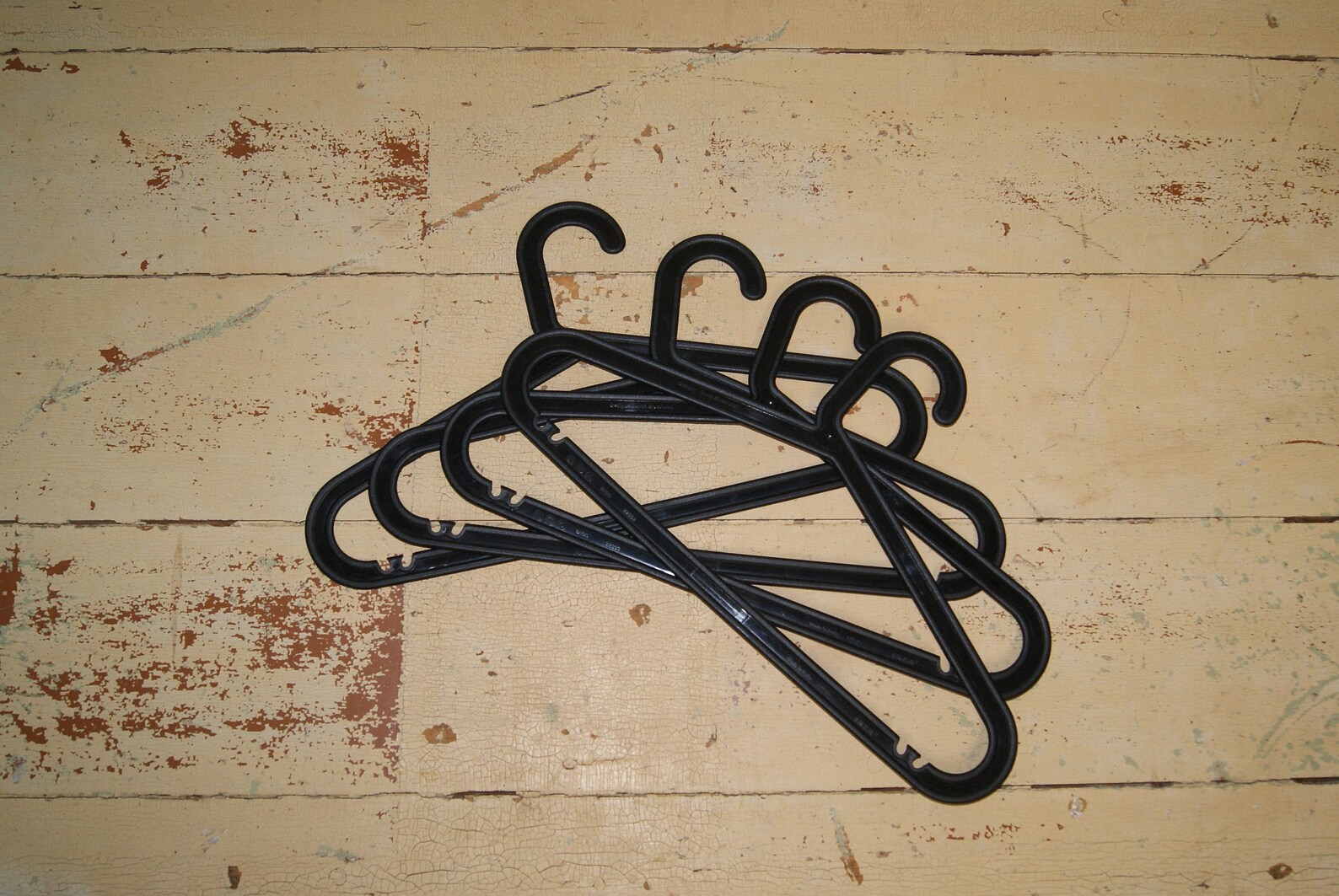 Black plastic IKEA design coat hangers by Anna Efverlund set Etsy