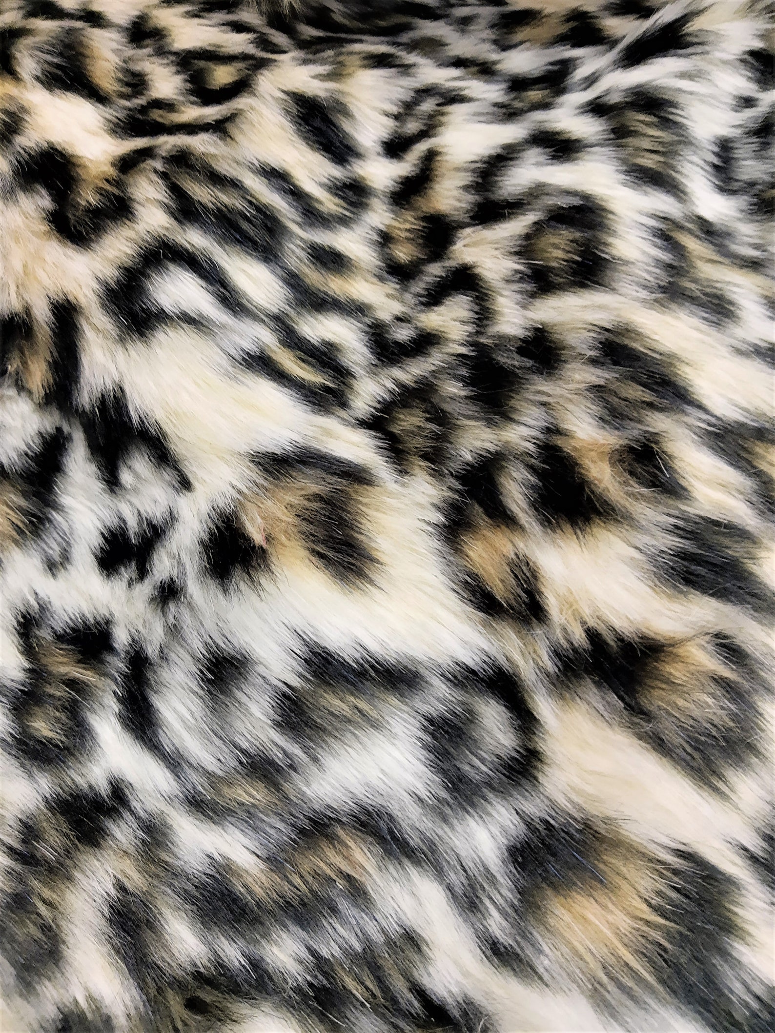 Jaguar Leopard Faux Fur Fabric 2 cm Pile Animal Print Luxury | Etsy