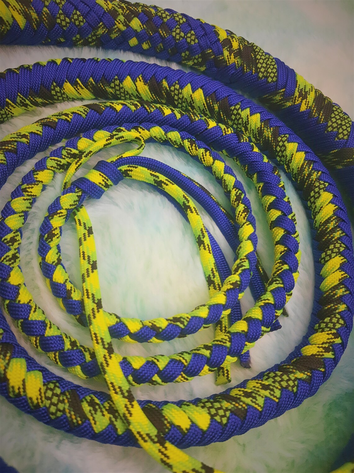ELECTRIC EEL 6 Foot Snake Whip Neon Fluorescent Blue Green Etsy