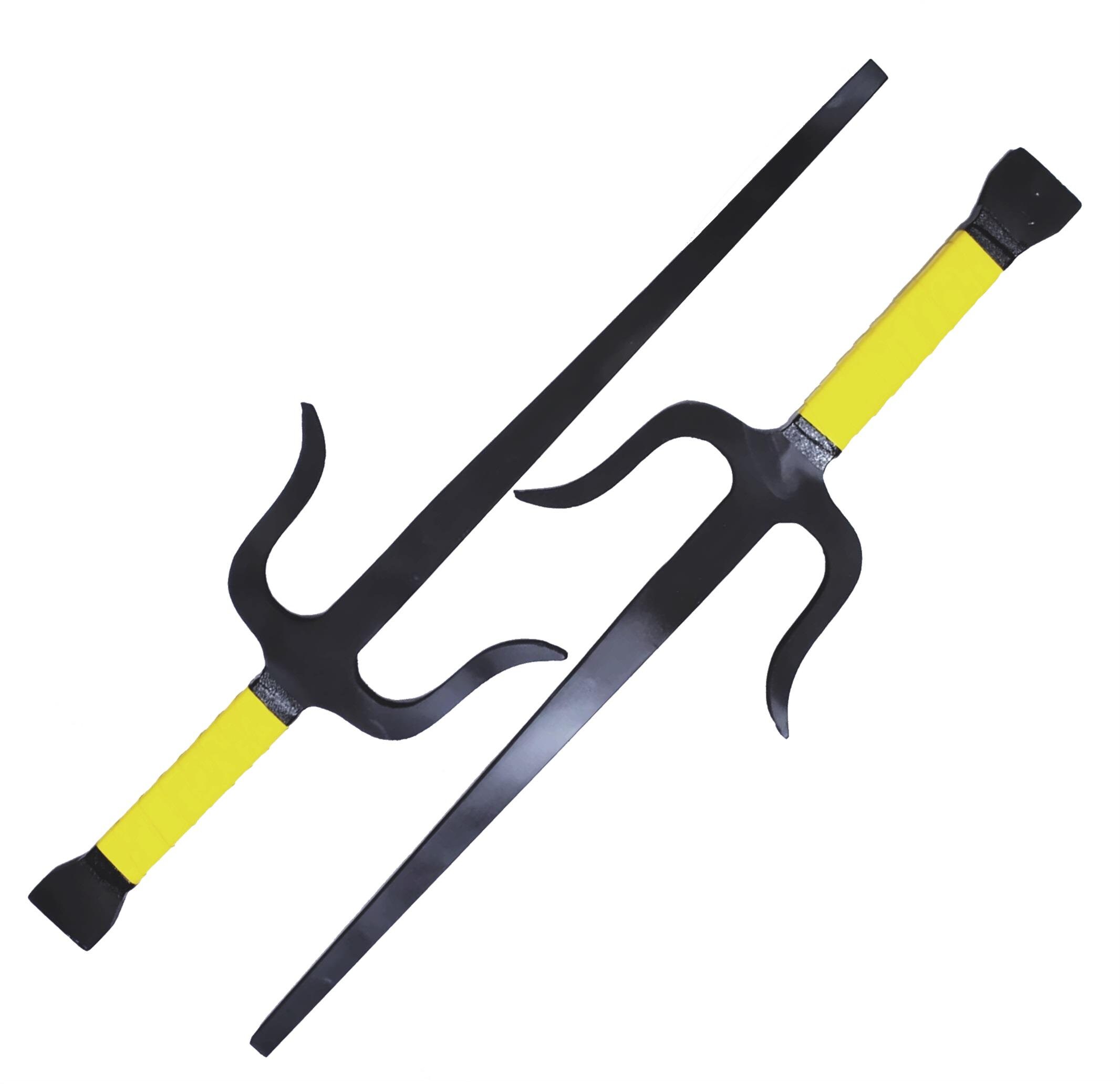 Metal Steel Nunti Manji SAI daggers ninja swords set of two Etsy