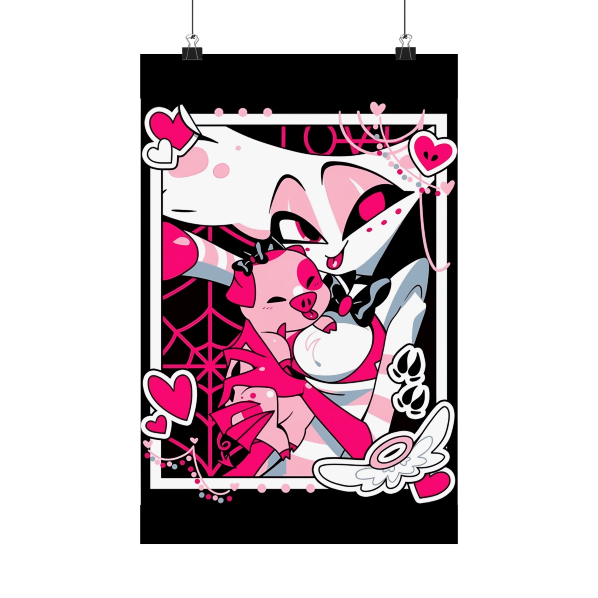 HazbinHotel エンジェルダスト レンチキュラーポスター Hazbin Hotelハズビンホテル公式ポスター エンジェル・ダスト