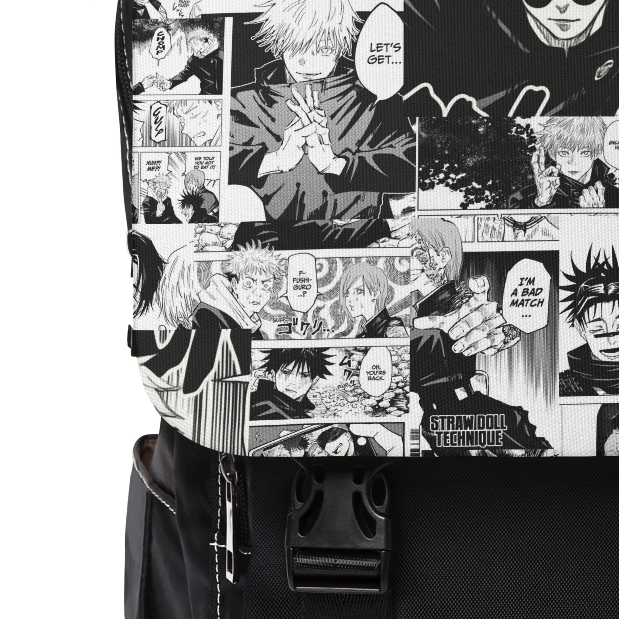 JJK Manga Panel Unisex Casual Shoulder Backpack