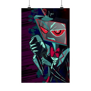 Hazbin Hotel ハズビンホテル Vox ポスター ハズビンホテル Hazbin hotel ヴォックス ヴァレンティノ カード
