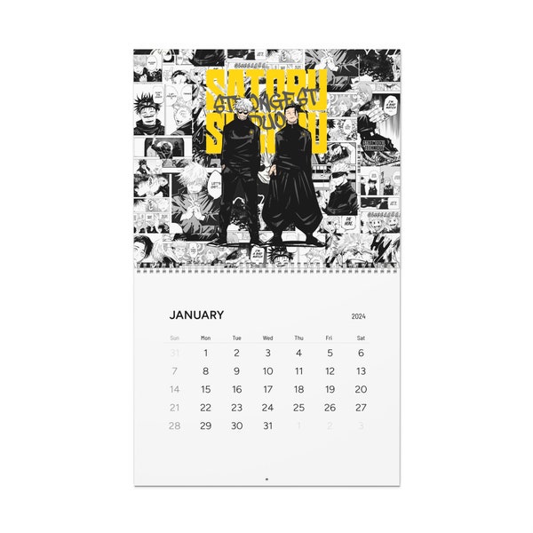 Anime Calendar Etsy
