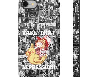 Demon Hotel Manga Panel Lucifer Fanart Depression Mobile Phone Tough Cases