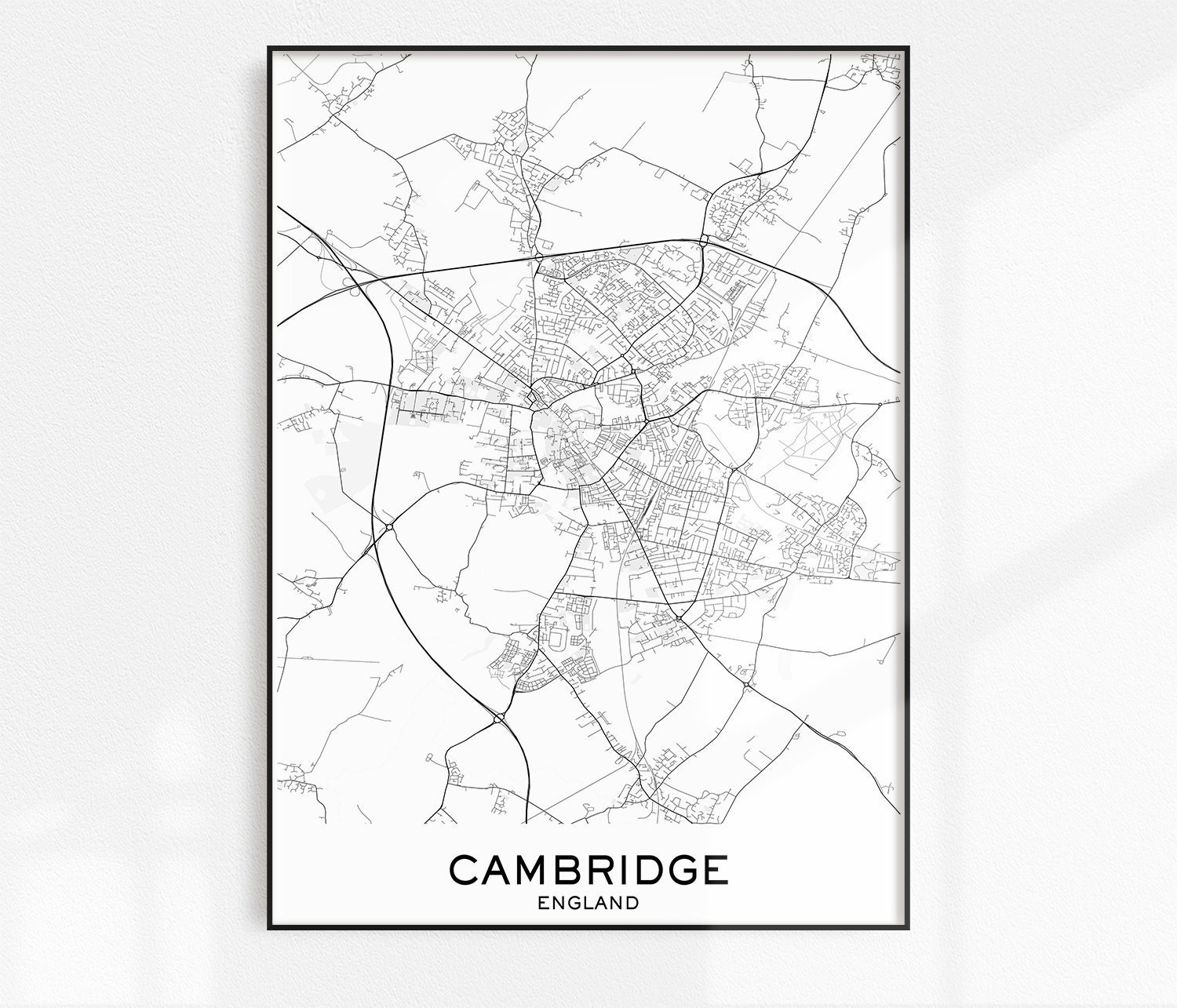 Printable Cambridge Street Map