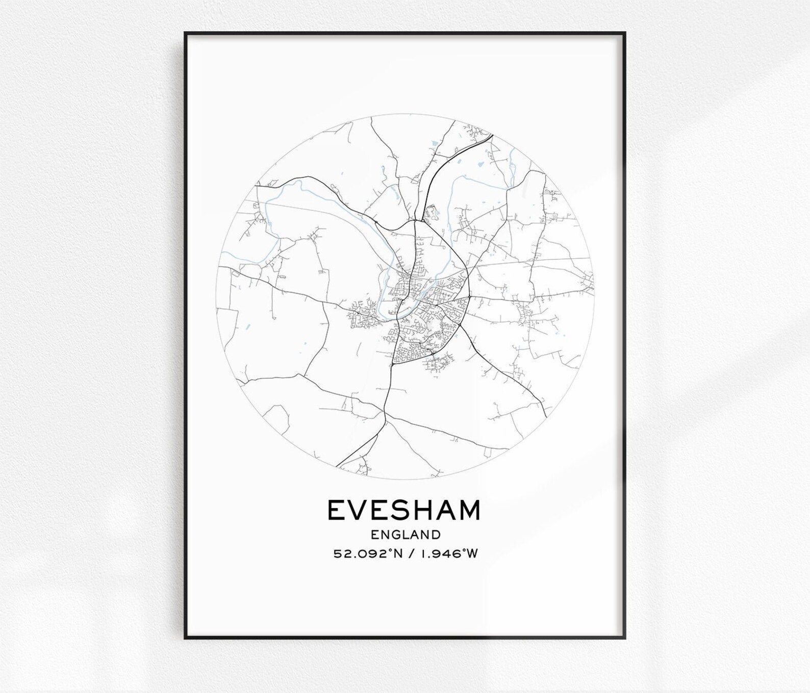 Evesham Map Print Digital Map Prints Printable Maps Evesham Etsy Evesham Map Print Digital Map Prints Printable Maps Evesham Etsy