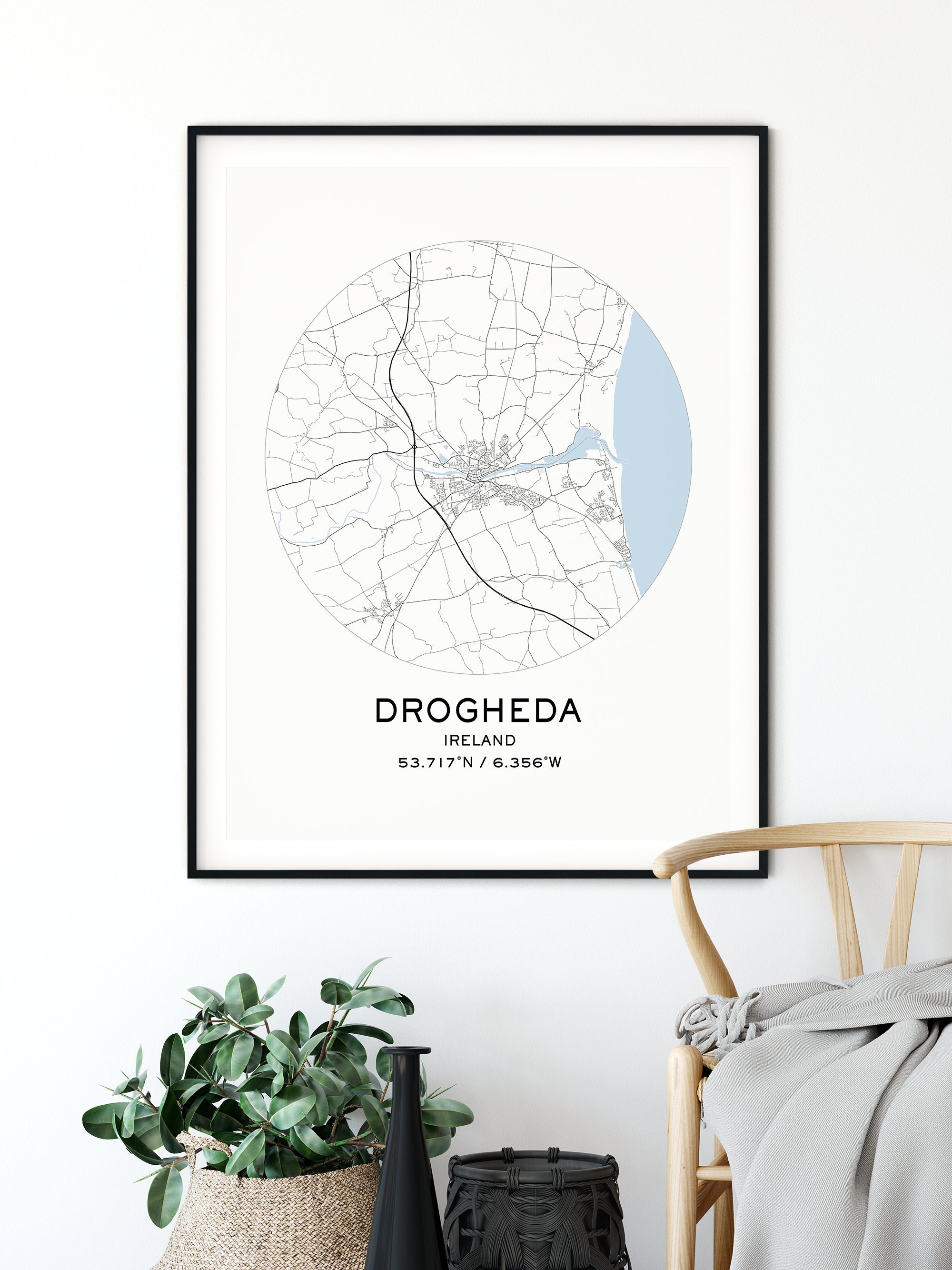 Drogheda Map Print Digital Map Prints Printable Maps Etsy
