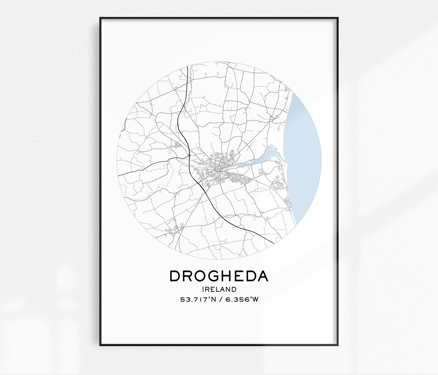 Drogheda Map Print Digital Map Prints Printable Maps Etsy