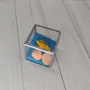 Small decor florarium, fairy garden, Office decor, Flower box, wedding decor, mini terrarium, glass terrarium, Glass planet, home decoration