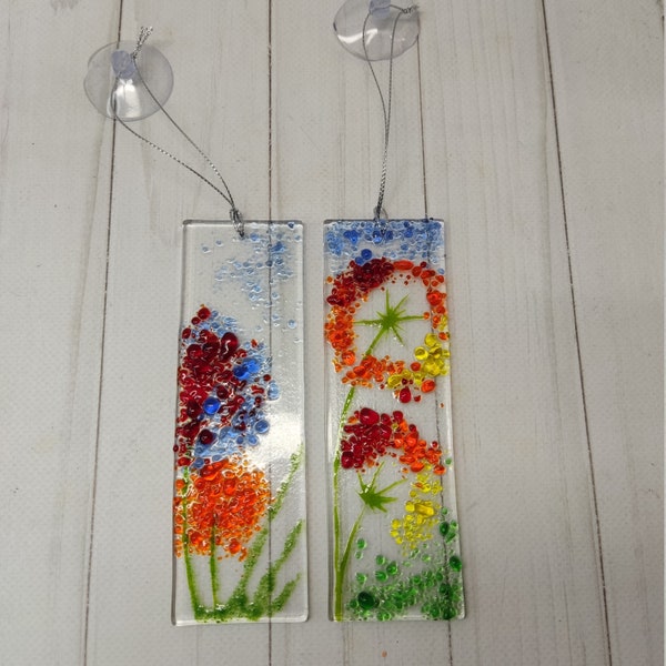 Fused Glass Tiles - Etsy