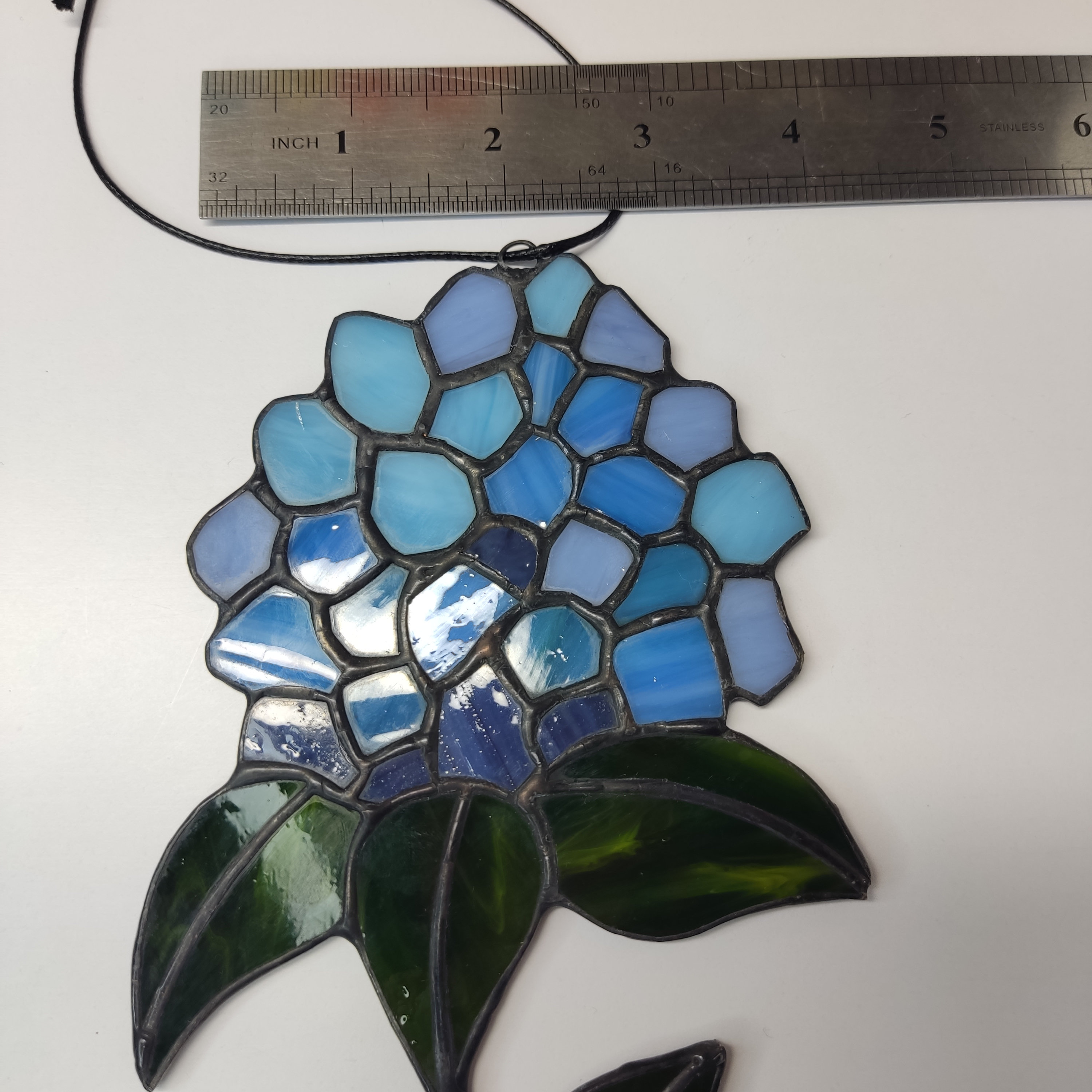 『Happy Rain & Hydrangeas.*』シーグラスアート Happy Rain & Hydrangeas.*』シーグラスアート Happy Rain