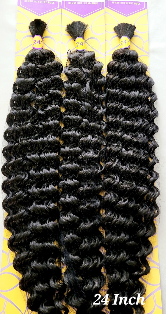 Human braiding hair 24 inch top